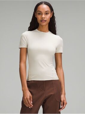 lululemon athletica Short Sleeve Crewneck Top - Cream